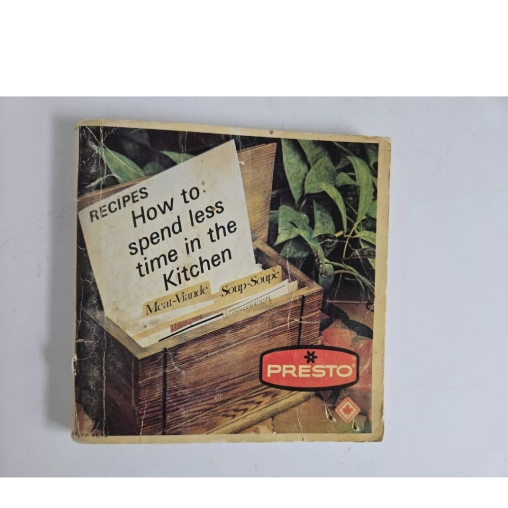 Presto Cuisine Pressure Cooker Recipes Cookbook Booklet Vintage